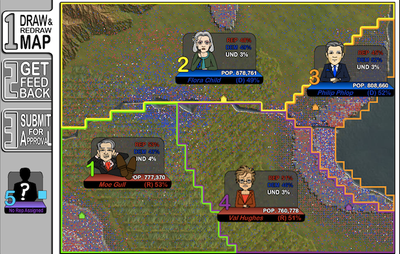 Can a computer game teach the basics of gerrymandering?