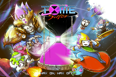 Former Red Bull illustrator turns to surfing through time.