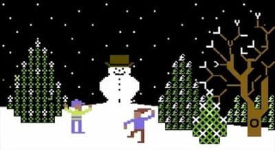 Carols are even more festive when a Commodore 64 is singing them