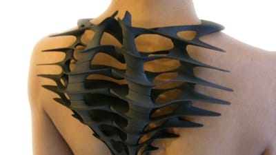 Wearable sculptures here to make you look dangerous, cyborg-y