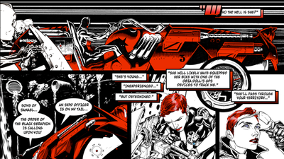 SXPD is part digital comic, part racing game, all very pretty