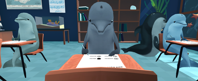 Classroom Aquatic and cheating at the dawn of VR