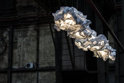 Hug these cloud-like lamps into any shape and size