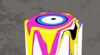 A city’s emotional tweets render vibrant 3D paintings