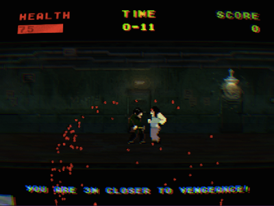 Oldboy’s legendary hallway scene, de-made as an NES game