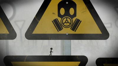 Break free from the boundaries of traffic symbols in the 2D platformer Sign Motion