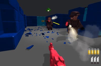 Ragdoll Nazis make Wolfenstein 3D a comical shooter