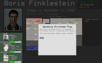 Survive Christmas as a poverty-stricken dad in 33rd Street