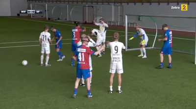 Turns out that playing real-life soccer as you would a videogame leads to hilarity