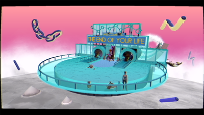 You’ll be laughing all the way to hell in this Arcane Kids racing game