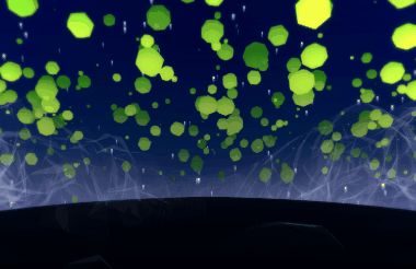 Panoramical turns sound to magical color and back again