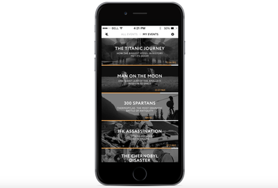 Timebound is a new app that will have you living out history in real time