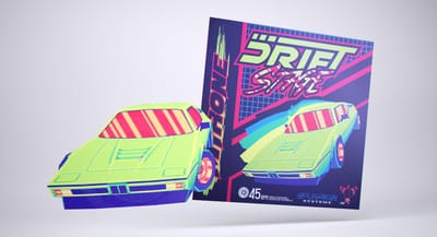Drift Stage’s soundtrack is being pressed onto a car-shaped vinyl