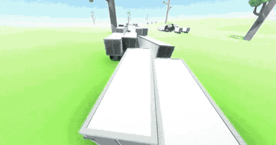 ClusterTruck turns truck trailers into a chaotic highway