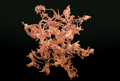 Computational artist creates a nightmare of writhing bodies