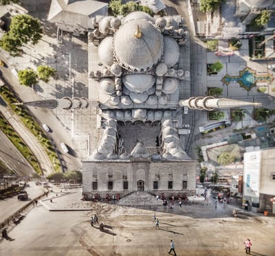 Beautiful drone photos depict the warped cityscapes of our future