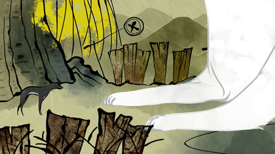 An upcoming game about a dog looking for its dead owner