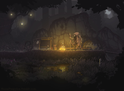 Expect to gather round Djur’s bonfire for a sci-fi fable