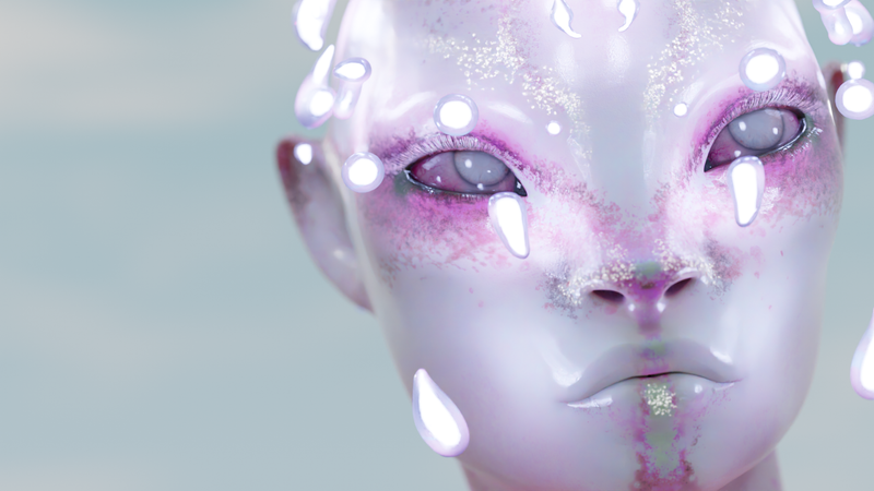 Harriet Davey's Glossy Aliens Reject Gaming's Binary World