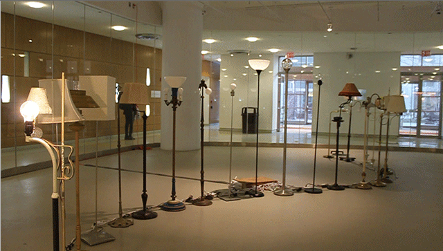 Queens artist turns your grandmother’s lamps into real-life Rock Band