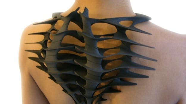 Wearable sculptures here to make you look dangerous, cyborg-y