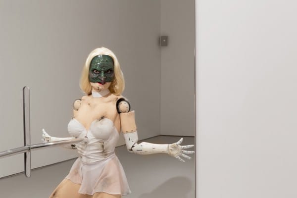 Watch in total revulsion as a female robot grind-dances