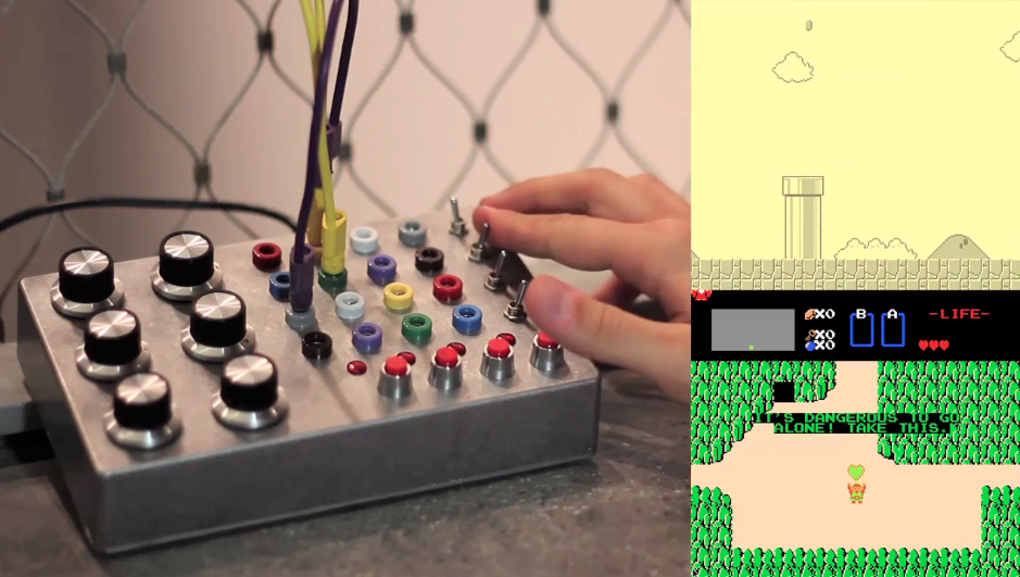 Watch this code-jacking controller go psycho folding Mario into Zelda