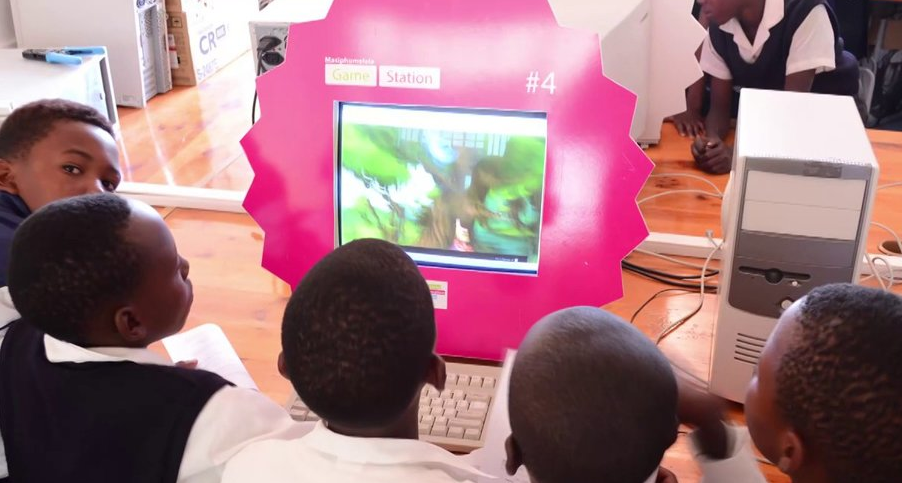 These guys are teaching African kids computer literacy with games