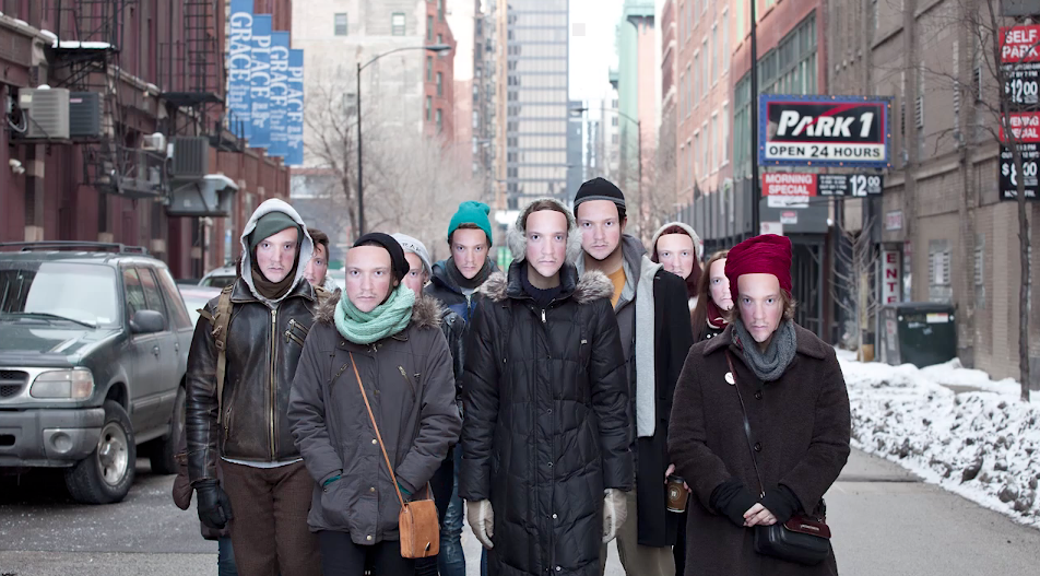 In the surveillance-riddled hell of the future, your only escape is this rubber mask
