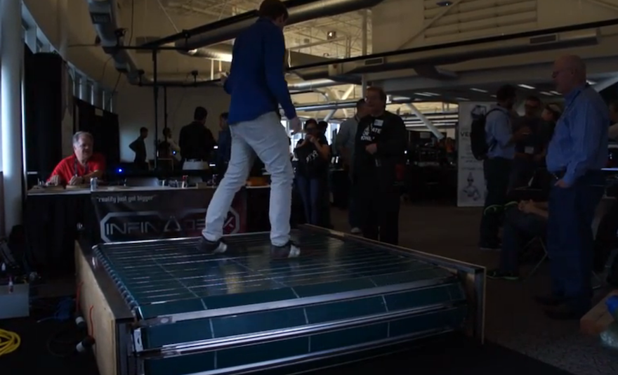 A VR treadmill that (potentially) doesn’t want to kill you