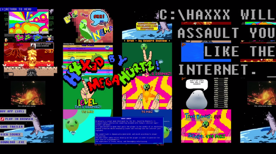 Tucked into a corner at E3 was a messy, brilliant satire of online culture