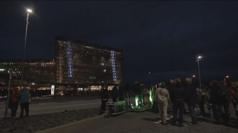 You could have played Pong on a giant Olafur Elíasson building