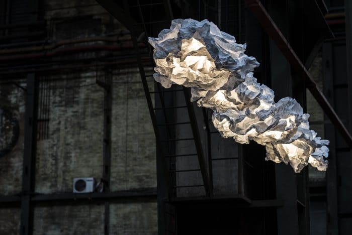 Hug these cloud-like lamps into any shape and size