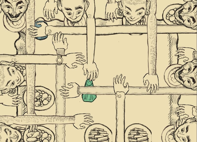 The Salt Pleeease makes a meal out of table manners