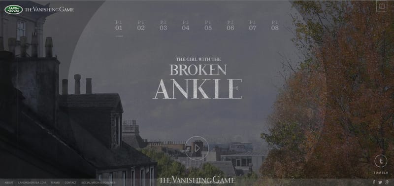 One of the most innovative uses of multimedia storytelling this year is an ad for a big jeep