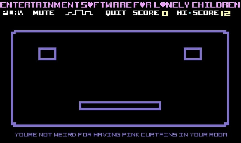 A videogame for all you lonely kids (and adults) out there