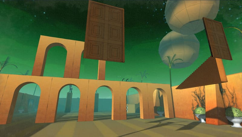 One of the greatest metaphysical painters gets a surreal videogame tribute