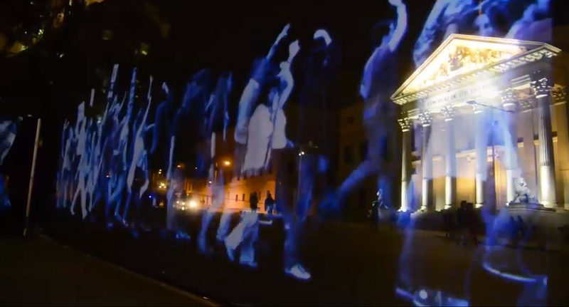 The world’s first "hologram protest" is here, and kinda creepy