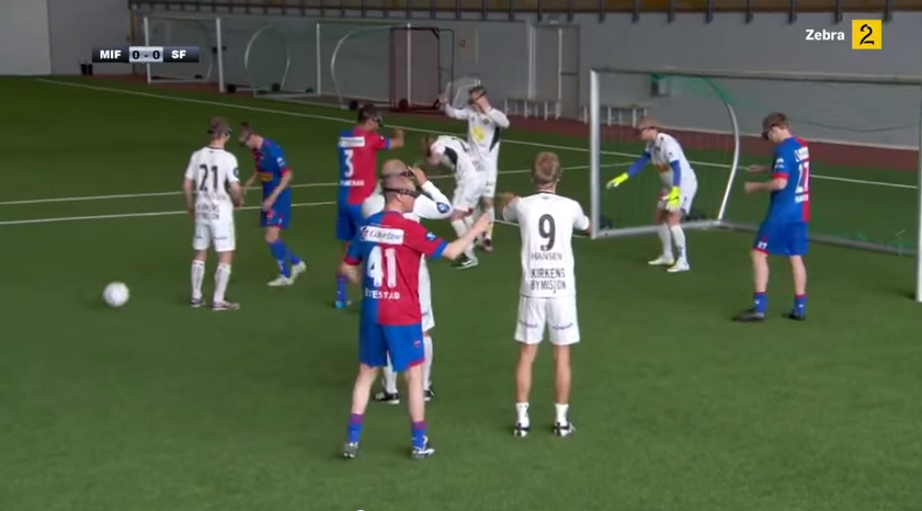Turns out that playing real-life soccer as you would a videogame leads to hilarity