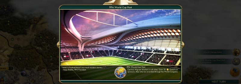 How a Civilization V mod makes corruption the least of FIFA’s Problems