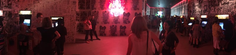 A new art exhibit turns a coin-op arcade into a cathedral