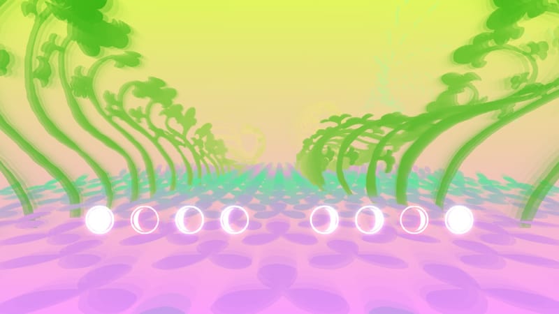 You can play this psychedelic forest game with a moss controller