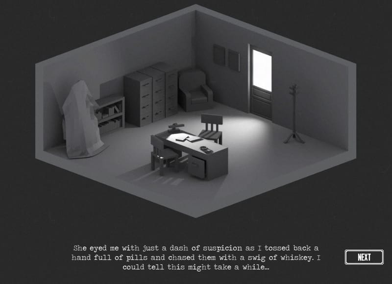Classic film noir is turned into adorable dioramas in this videogame