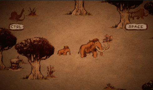 A cave painting game about mammoths reveals the cycle of human greed