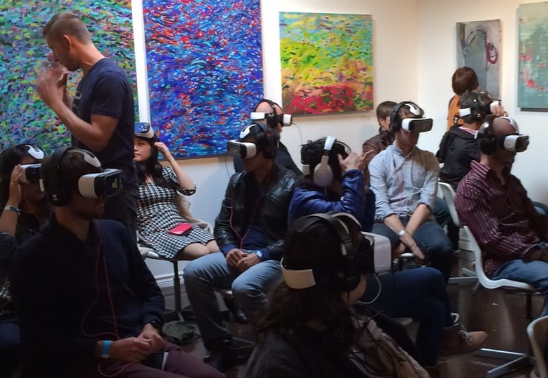 An evening at the Kaleidoscope VR film festival