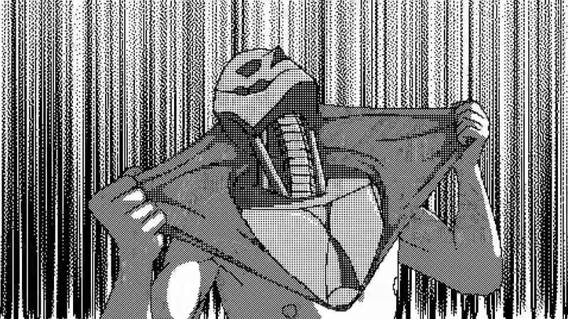 Let a low-rez world of flesh and metal overwhelm you