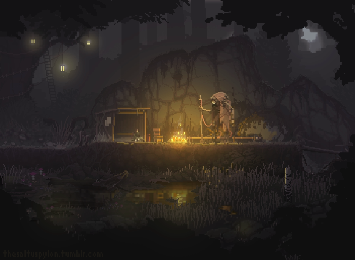 Expect to gather round Djur’s bonfire for a sci-fi fable