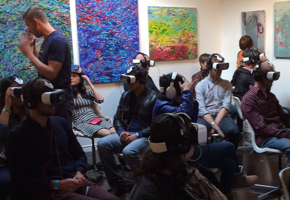 An evening at the Kaleidoscope VR film festival